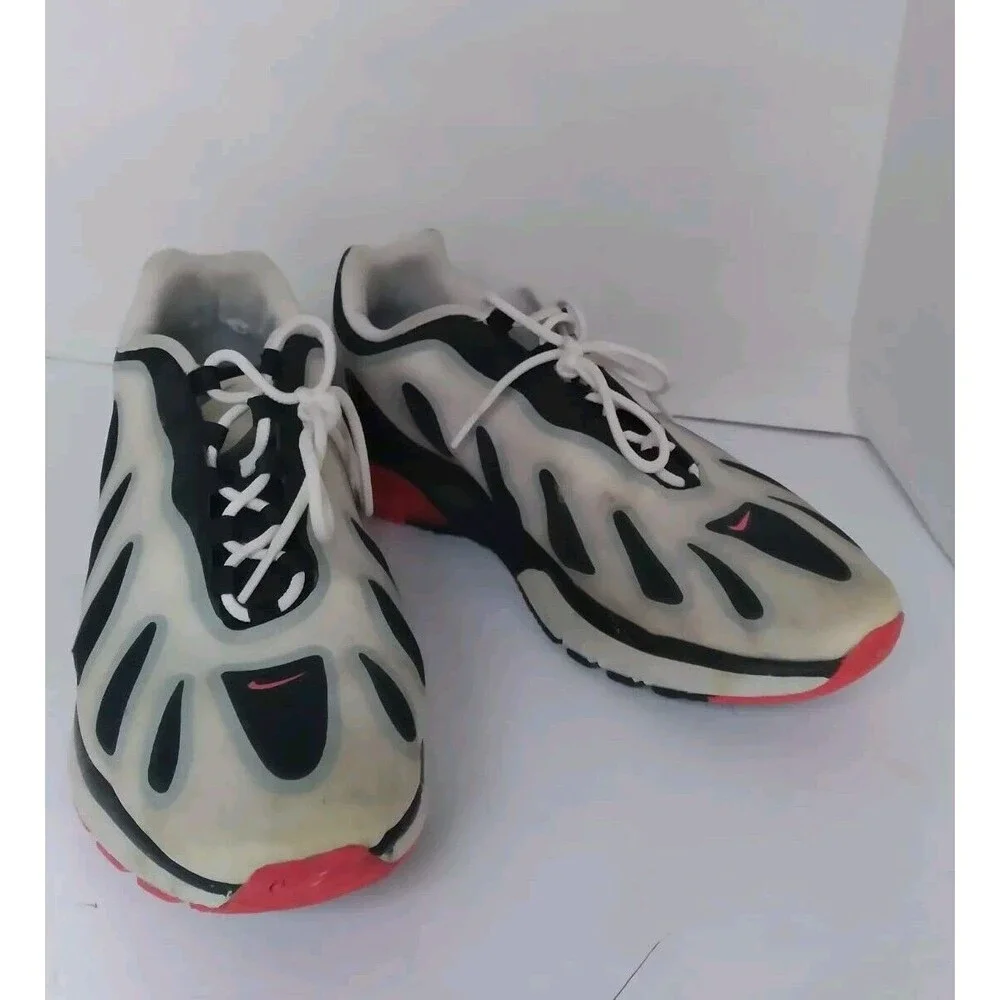 Nike Air Max Running‎ Shoes White Black Red Athletic Sneakers